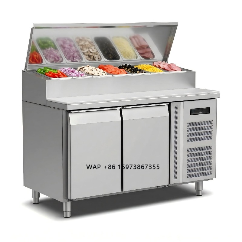 Commercial Kitchen Refrigerator - OEM 카운터 냉장고 샌드위치 준비용 2도어