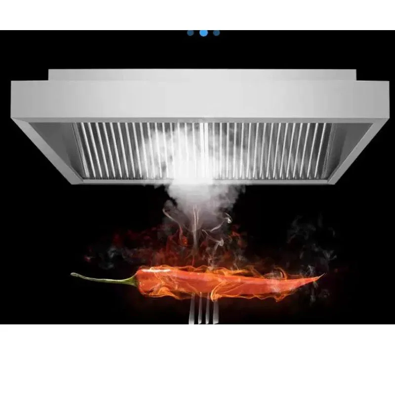 Commercial Kitchen Hood Cleaning - 상업용 주방 연기 후드 두꺼운 스테인리스