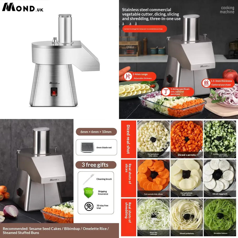Commercial Kitchen Uk - 상업용 야채 다이싱 머신 150-600kg/h, 레스토랑