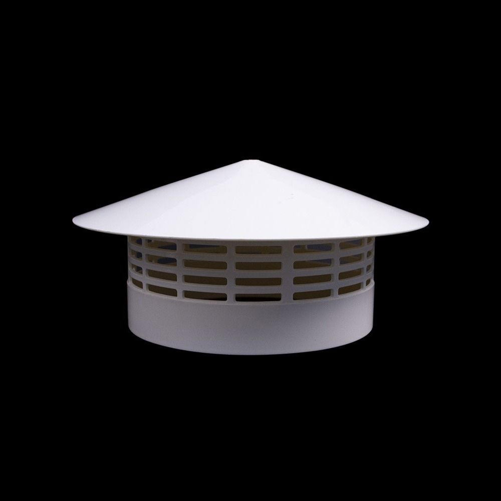 Commercial Exhaust Hood - 내구성이 뛰어난 75-200mm 통풍형 레인캡 PVC