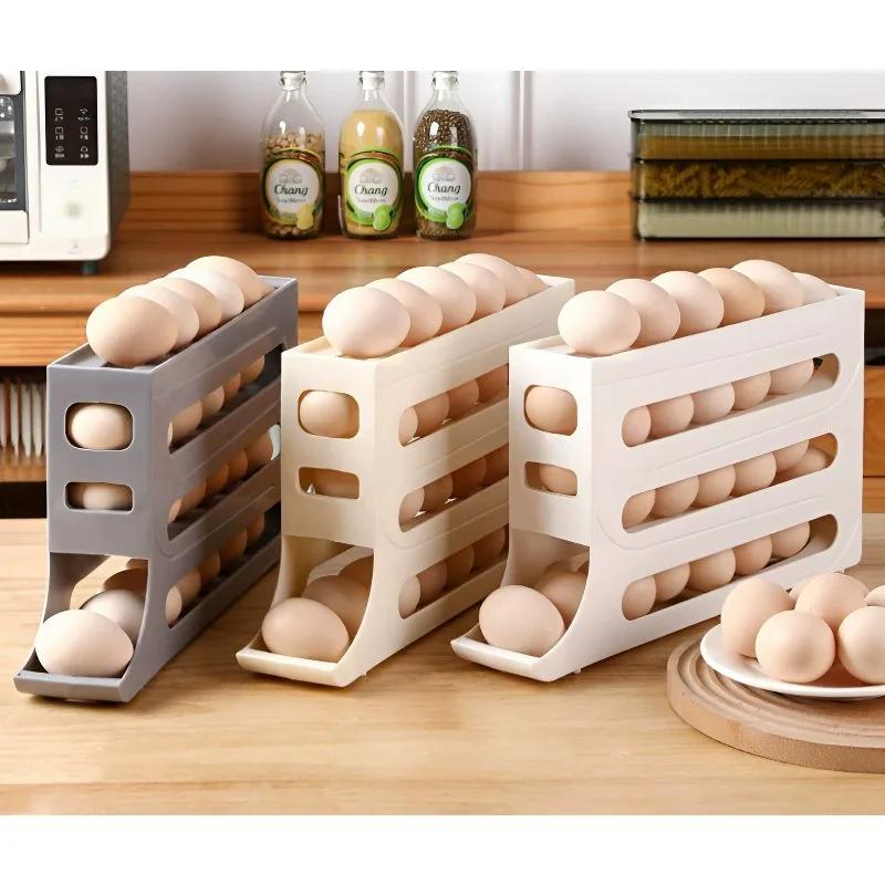 Commercial Kitchen Fridge - 냉장고 계란 보관함 롤링 키친 컨테이너