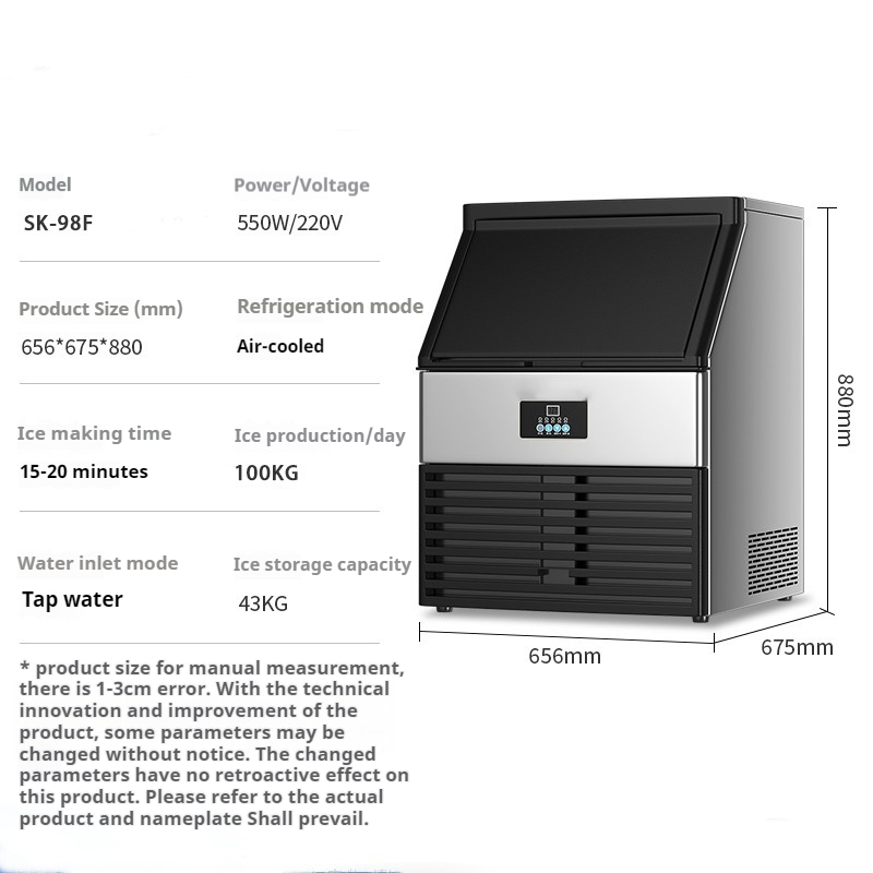 핫세일 스테인리스 스틸 제빙기 상업용 전문가용 휴대용  - Commercial Ice Maker 리뷰 및 가격