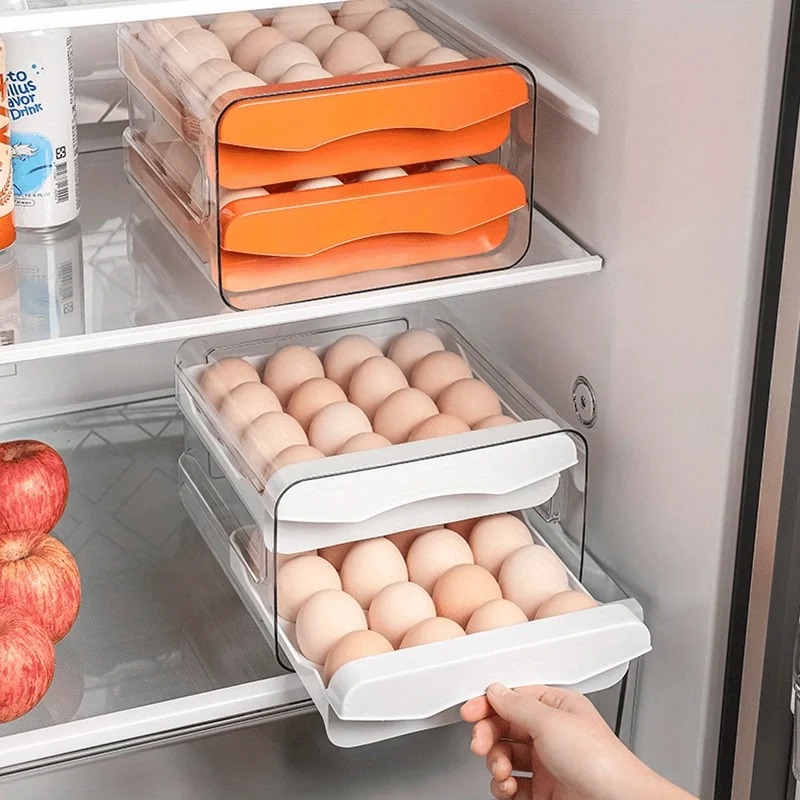주방용 계란 보관함 1개, 냉장고용 신선 플라스틱 2단 - Commercial Kitchen Fridge 리뷰 및 가격