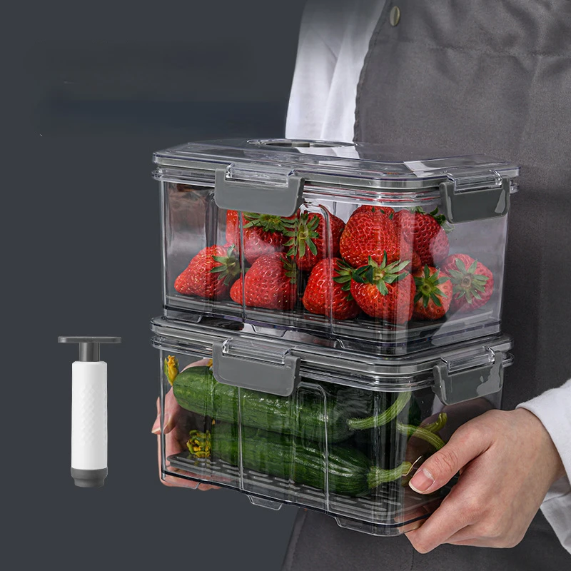 진공 신선도 유지 투명 과일 상자, 가정용 밀폐 탱크  - Commercial Kitchen Refrigerator 리뷰 및 가격