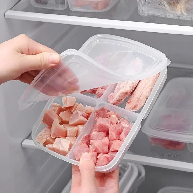 4 그리드 식품 보관 상자 휴대용 구획 냉장고 냉동고  - Commercial Kitchen Fridge 리뷰 및 가격