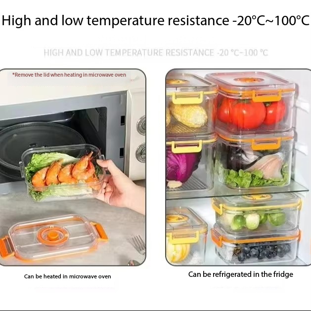 진공 신선 유지 상자 냉장고 밀봉 용기 전자 레인지 투 - Commercial Kitchen Refrigerator 리뷰 및 가격
