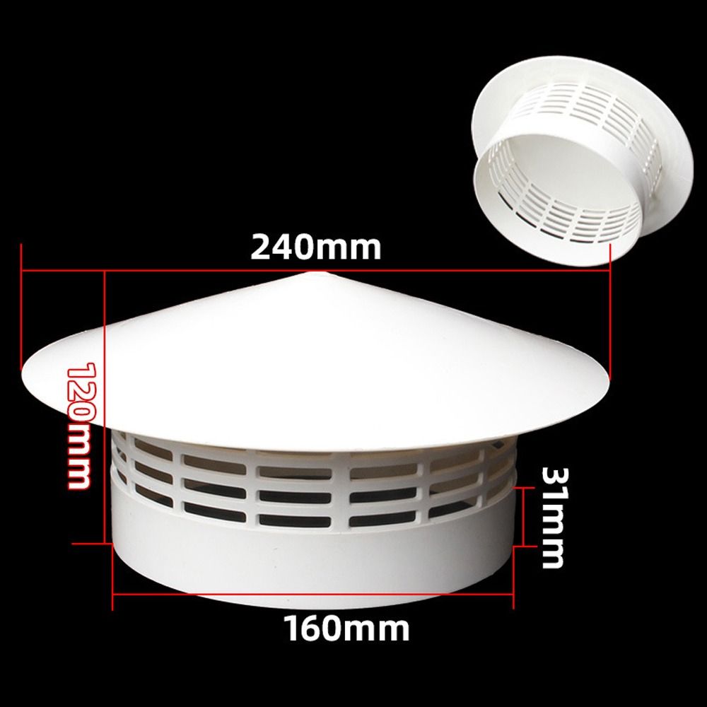 내구성이 뛰어난 75-200mm 통풍형 레인캡 PVC  - Commercial Exhaust Hood 리뷰 및 가격