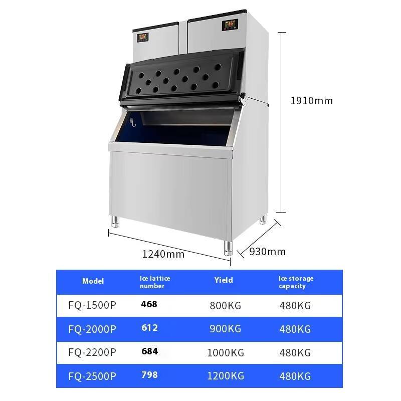 1000Kg 상업용 대용량 완전 자동 분할 기계 상점  - Commercial Ice Maker 리뷰 및 가격