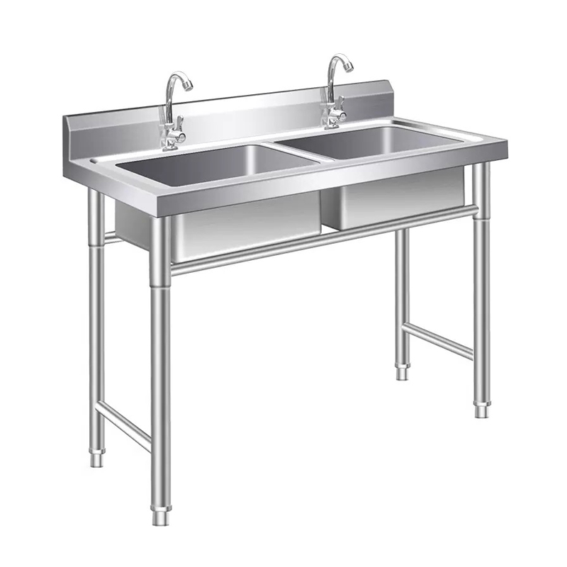 상업용 주방 스테인리스 작업대(더블 싱크 포함) - Commercial Kitchen Sink 리뷰 및 가격