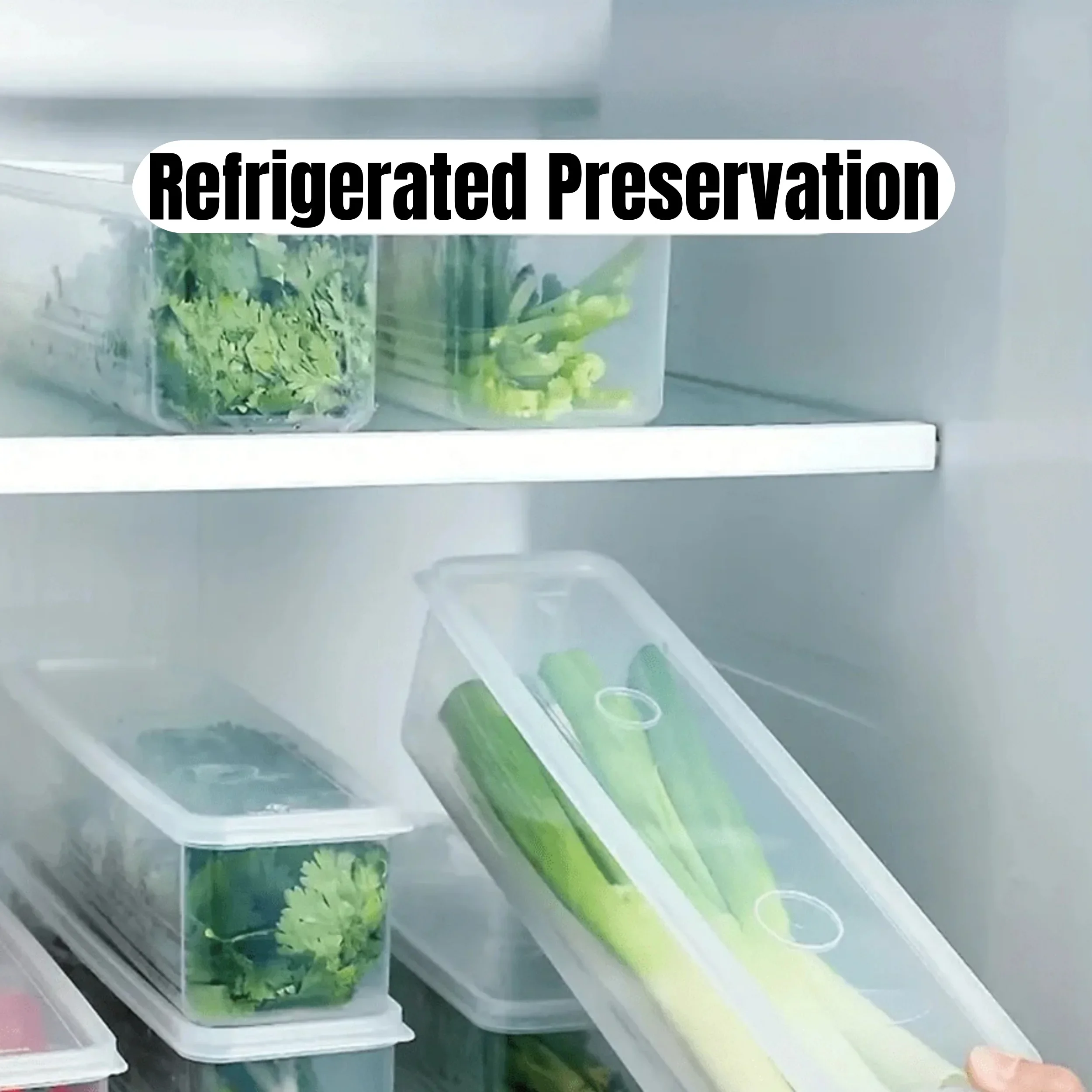 1/4Pcs 뚜껑이있는 냉장고 보관 상자 플라스틱 신선 - Commercial Kitchen Refrigerator 리뷰 및 가격