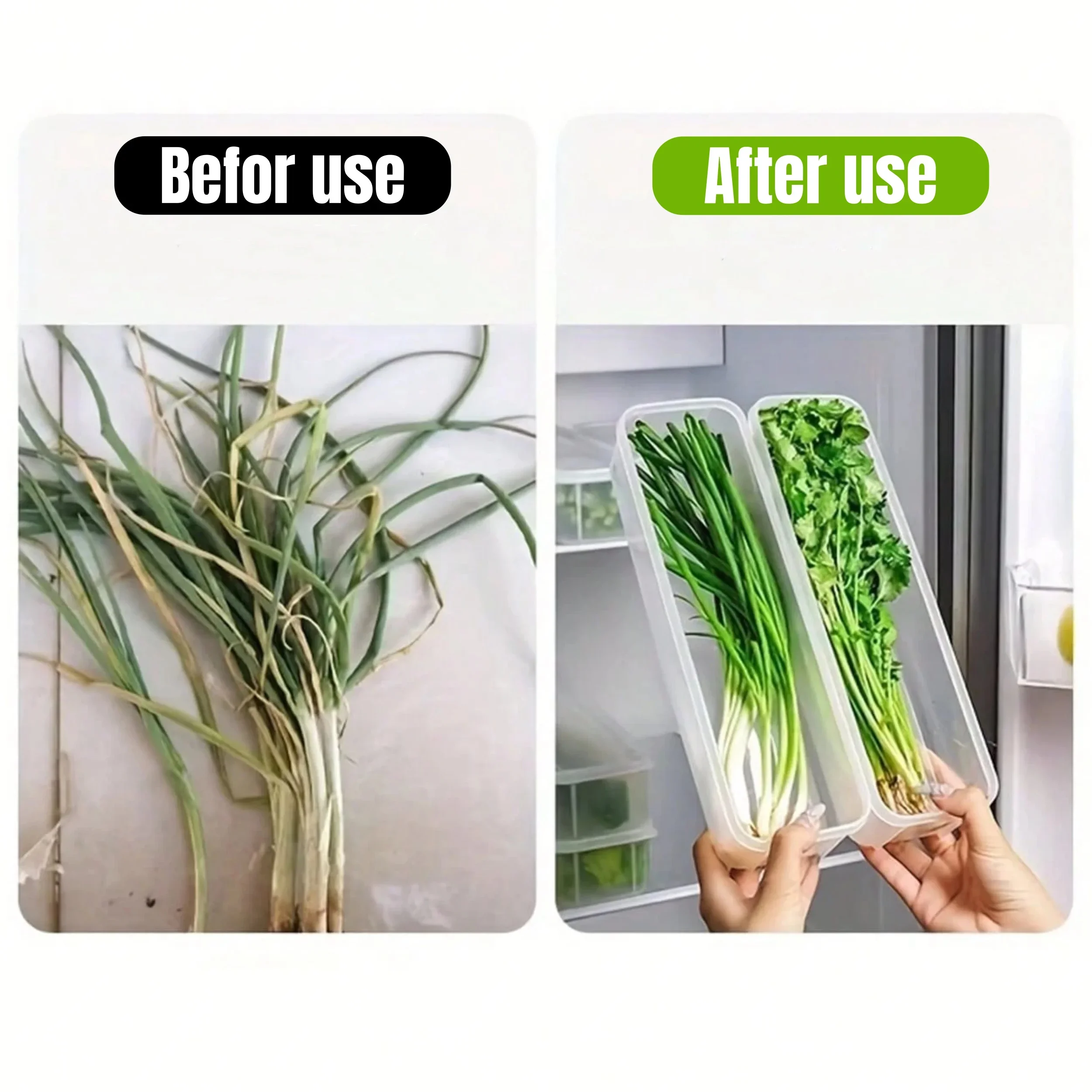 1/4Pcs 뚜껑이있는 냉장고 보관 상자 플라스틱 신선 - Commercial Kitchen Refrigerator 리뷰 및 가격