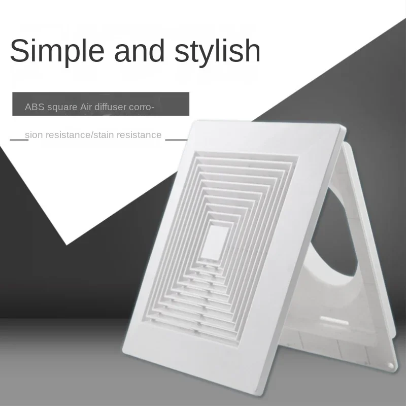 1PCS ABS 스퀘어 디퓨저 에어컨 공기 배출구 천장 - Commercial Exhaust Hood 리뷰 및 가격