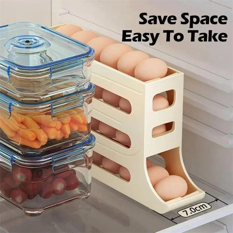 냉장고 계란 보관함 롤링 키친 컨테이너 계란 롤링 랙  - Commercial Kitchen Fridge 리뷰 및 가격