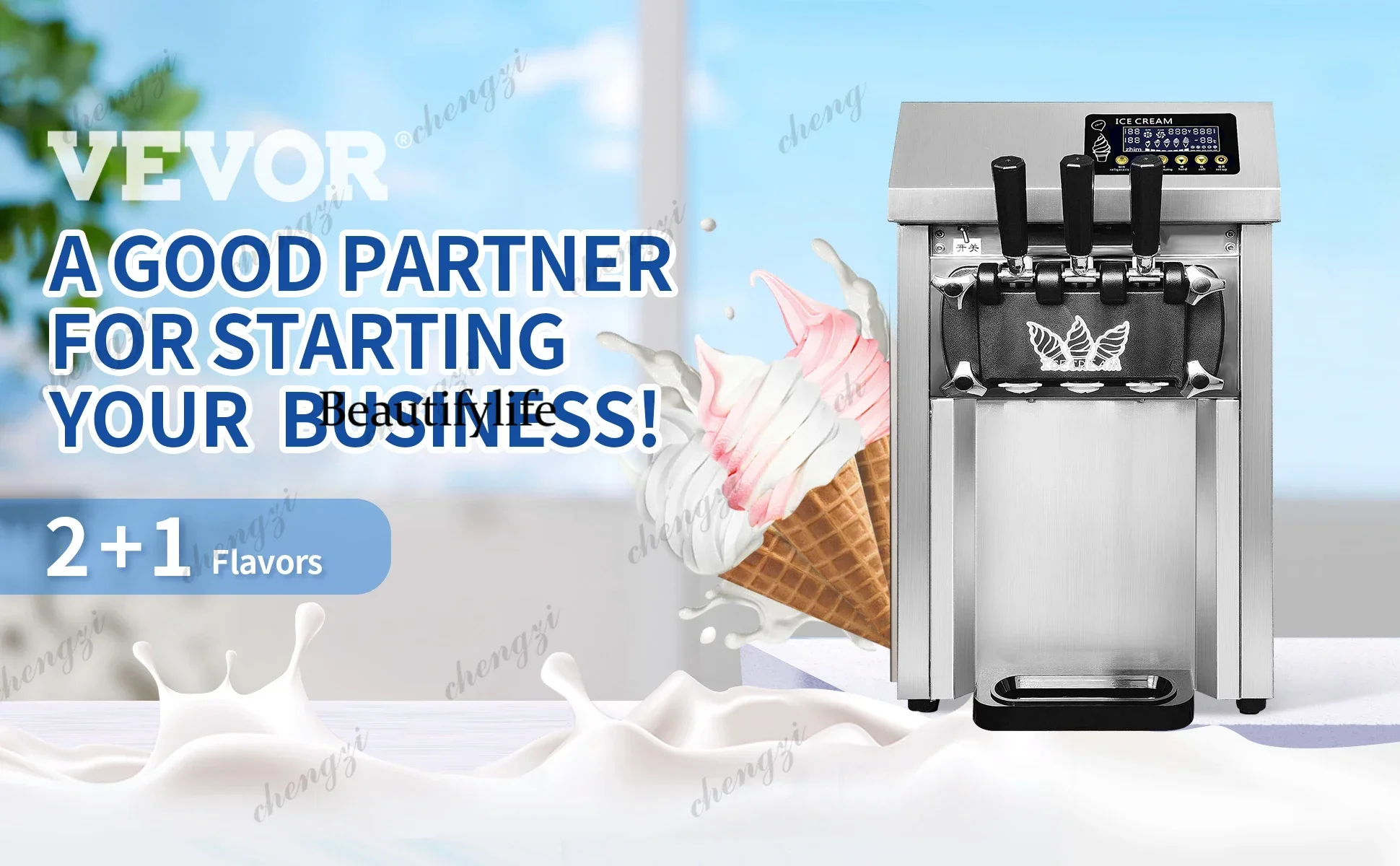 A55 사전냉각 상업용 아이스크림 제조기 A126 아이 - Commercial Ice Maker 리뷰 및 가격